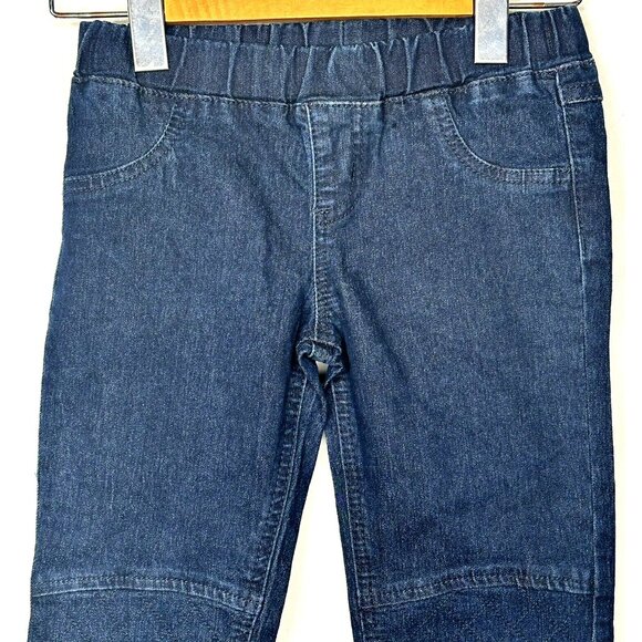 Pumpkin Patch Girls Denim Jeans Pull On Elastic Waist Stretch Blue Size 7 - Picture 3 of 9